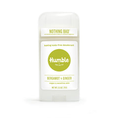 Humble Baking Soda-Free Sensitive Skin Bergamot & Ginger Deodorant (2.5 oz.)