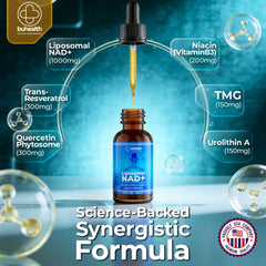BuHealth Liposomal NAD+ Liquid Drops (2 fl. ounces)