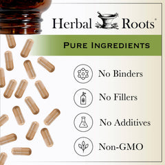 Herbal Roots Organic Ashwagandha (60 Capsules)
