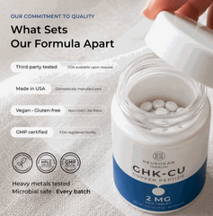 Neurogan Health GHK-Cu Copper Peptide Tablets 2mg (60 tablets)