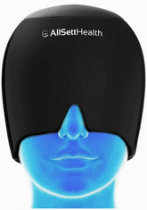 AllSett Health Headache and Migraine Relief Cap (Hot or Cold Therapy)