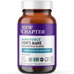 Mind Force, Lion's Mane Mushroom Blend For Mental Clarity