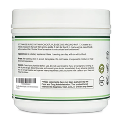 Double Wood Supplements Creatine Monohydrate Powder (1.1 Lbs. / 500 grams)
