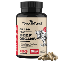 Forest Leaf Grass Fed Beef Organs (180 Capsules)