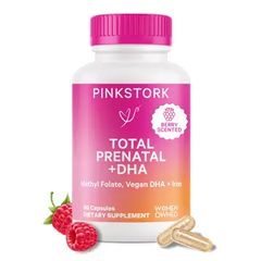Pink Stork Total Prenatal + DHA (60 Capsules)