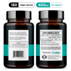 Phi Naturals Magnesium Citrate 400mg (180 Capsules)