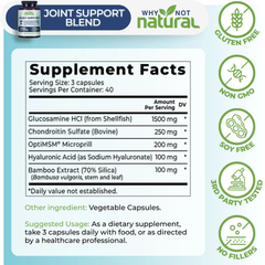 Why Not Natural Joint Support Glucosamine & Chondroitin
