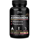 Zeal Naturals Adaptogenic Ashwagandha Complex with Rhodiola and Turmeric