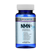 1 Life Science NMN+ 500 w/Resveratrol & Panax Ginseng (60 veggie caps)
