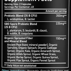 Zeal Naturals SBO Probiotics and Prebiotics