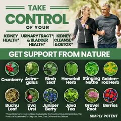 Simply Potent Kidney Support with Cranberry Extract (60 Capsules)