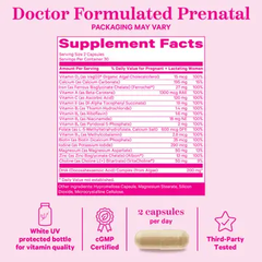 Pink Stork Total Prenatal + DHA (60 Capsules)