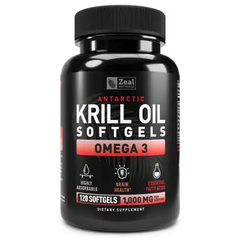 Zeal Naturals Antarctic Krill Oil 1000mg with Superba™