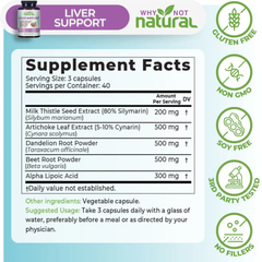 Why Not Natural 5-in-1 Liver Health Formula