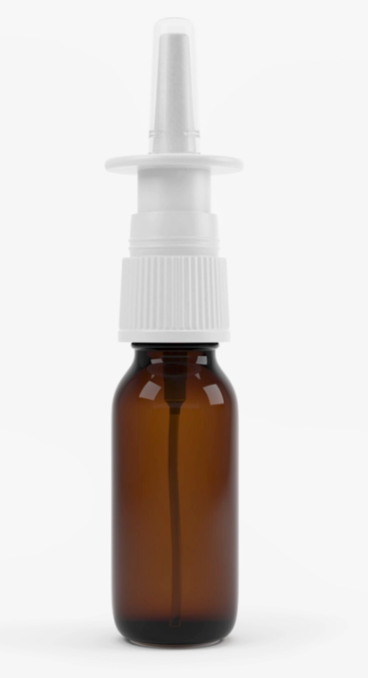 Matrix Aromatherapy 15ml Amber Glass Nasal Sprayer