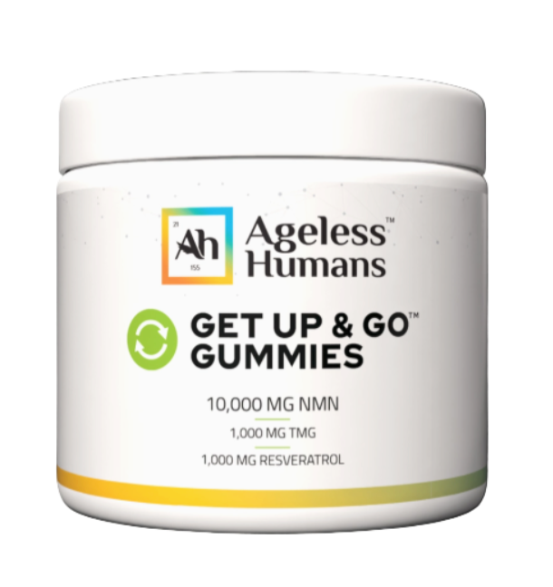 Ageless Humans Get Up & Go Gummies® NMN (100 Gummies)