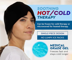 AllSett Health Headache and Migraine Relief Cap (Hot or Cold Therapy)