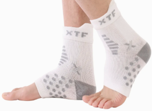 TAGC Targeted Pain Relief Ankle Sleeves (1-PAIR) - White