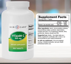 Geri Care Vitamin C - 500 mg (100 Tablets)