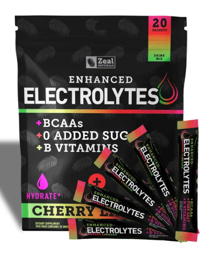 Zeal Naturals Enhanced Electrolytes (20 Stick Packs)