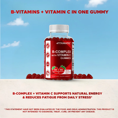 Vitamatic Vitamin B-Complex Gummies with Vitamin C