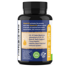 Forest Leaf Vitamin K2 (100 mcg) + D3 (5000 IU) 60 Capsules