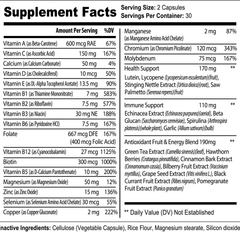 Nutra Moment Complete Multivitamins for Men (60 Capsules)