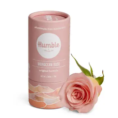 Humble Moroccan Rose Deodorant (2.65 oz.) Plastic Free Packaging