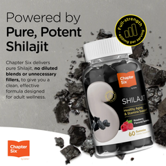 Zahler Shilajit Gummies, Raspberry Flavor 60 Count