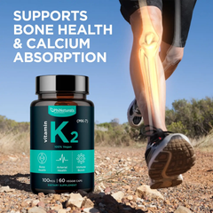 Phi Naturals Vitamin K2 (MK-7) 100 mcg (60 Capsules)