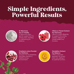 Nature’s Craft D Mannose & Cranberry (60 Capsules)