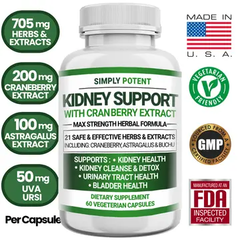 Simply Potent Kidney Support with Cranberry Extract (60 Capsules)