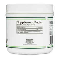 Double Wood Supplements Creatine Monohydrate Powder (1.1 Lbs. / 500 grams)
