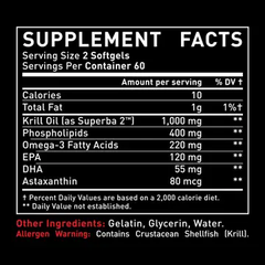 Zeal Naturals Antarctic Krill Oil 1000mg with Superba™