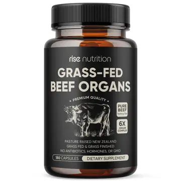 Rise Nutrition Grass-Fed Beef Organ Complex (180 Capsules)