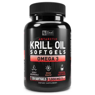 Zeal Naturals Antarctic Krill Oil 1000mg with Superba™
