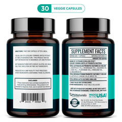 Phi Naturals Phibiotics | Probiotic Supplement (30 Capsules)