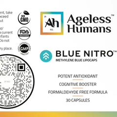 Ageless Humans Blue Nitro®️ Methylene Blue 1% (30 capsules)